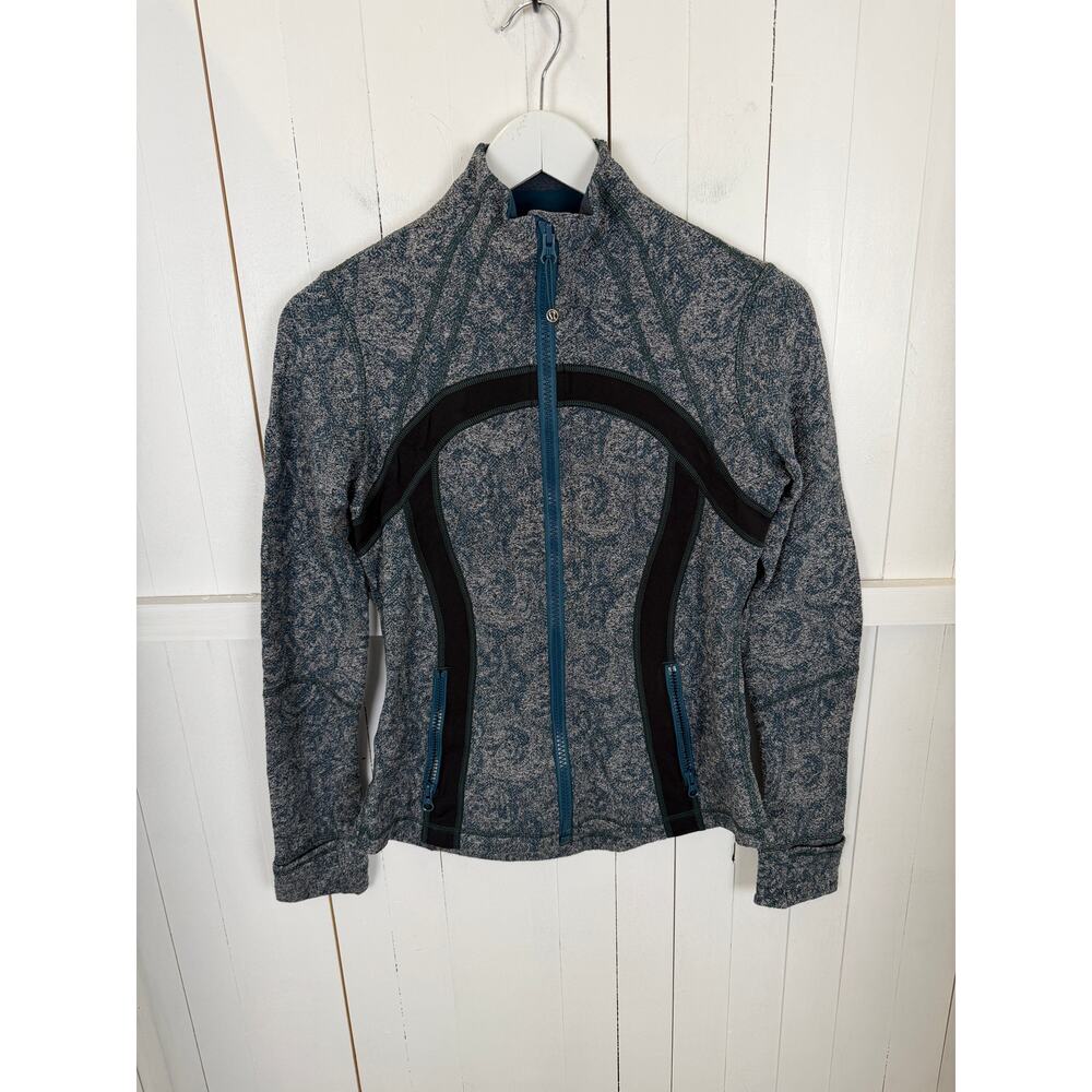 Lululemon Women's Define Jacket Size 8 Blue & Black Jacket, New, Polyester